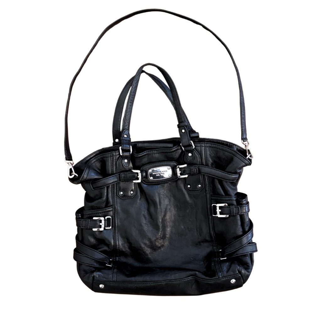 Michael Kors Gansevoort Black Satchel Bag Purse